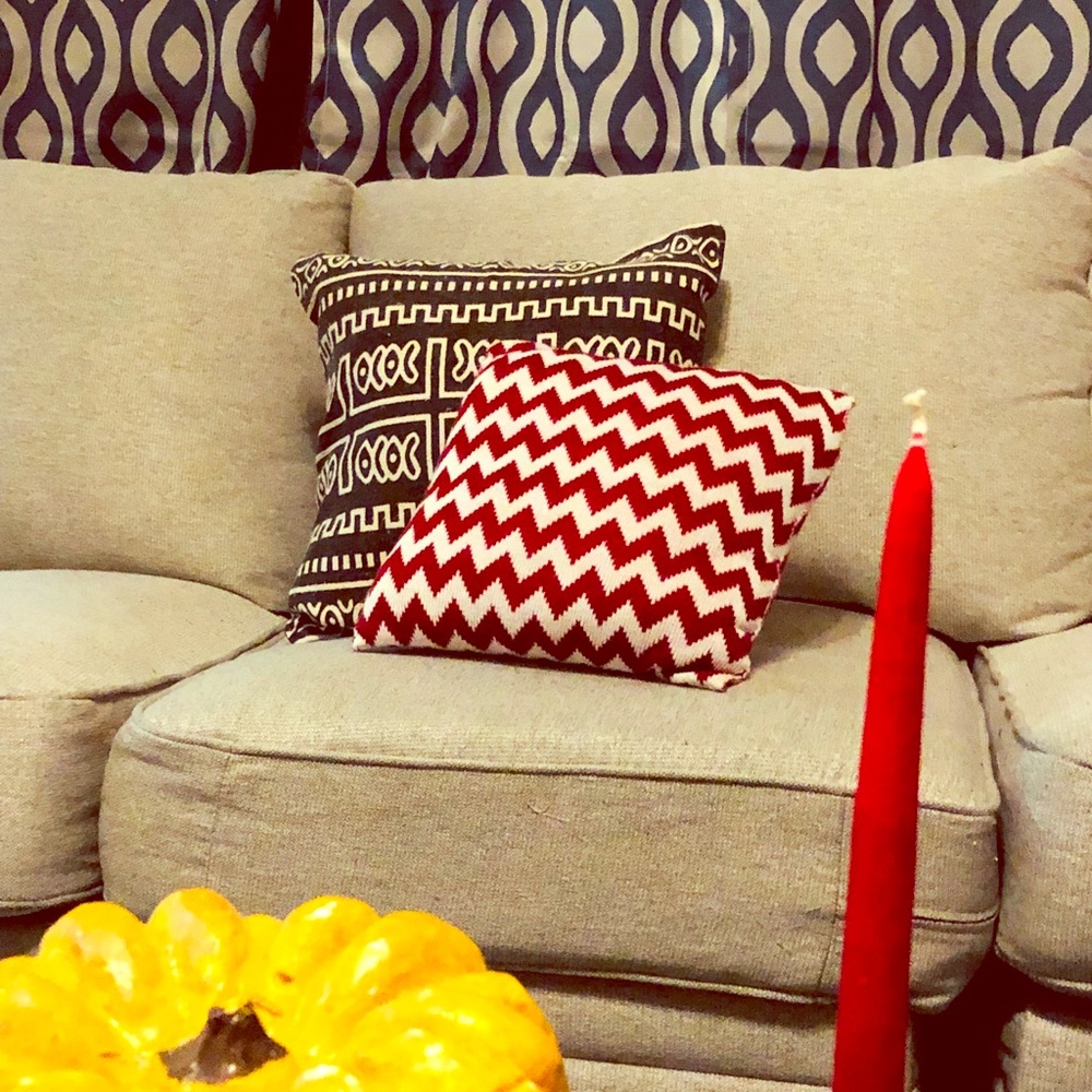 Boho cute pair of pillows